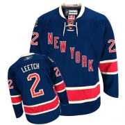 Brian Leetch New York Rangers Reebok Men's Authentic Third Jersey - Navy Blue