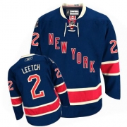 Brian Leetch New York Rangers Reebok Men's Premier Third Jersey - Navy Blue