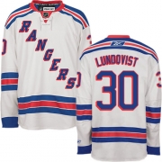 Henrik Lundqvist New York Rangers Reebok Men's Authentic Away Jersey - White