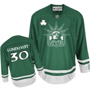 Henrik Lundqvist New York Rangers Reebok Youth Authentic St Patty's Day Jersey - Green