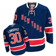 Henrik Lundqvist New York Rangers Reebok Youth Premier Third Jersey - Navy Blue