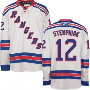 Lee Stempniak New York Rangers Reebok Men's Authentic Away Jersey - White