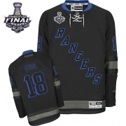 Marc Staal New York Rangers Reebok Men's Authentic 2014 Stanley Cup Jersey - Black Ice