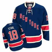 Marc Staal New York Rangers Reebok Men's Authentic Third Jersey - Navy Blue