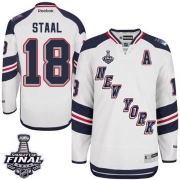 Marc Staal New York Rangers Reebok Men's Authentic 2014 Stadium Series 2014 Stanley Cup Jersey - White
