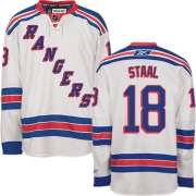 Marc Staal New York Rangers Reebok Men's Authentic Away Jersey - White