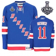 Mark Messier New York Rangers Reebok Men's Authentic Home 2014 Stanley Cup Jersey - Royal Blue