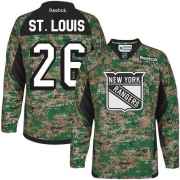 Martin St. Louis New York Rangers Reebok Youth Authentic Veterans Day Practice Jersey - Camo