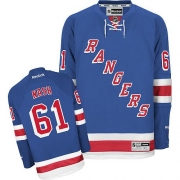Rick Nash New York Rangers Reebok Men's Authentic Home Jersey - Royal Blue