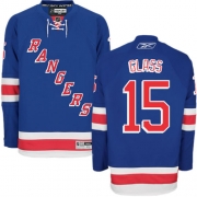 Tanner Glass New York Rangers Reebok Men's Authentic Home Jersey - Royal Blue