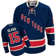 Tanner Glass New York Rangers Reebok Men's Premier Third Jersey - Navy Blue