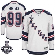 Wayne Gretzky New York Rangers Reebok Men's Authentic 2014 Stadium Series 2014 Stanley Cup Jersey - White