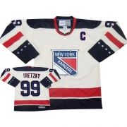 Wayne Gretzky New York Rangers CCM Youth Authentic Throwback Jersey - White