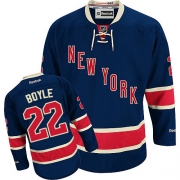 Dan Boyle New York Rangers Reebok Men's Authentic Third Jersey - Navy Blue