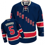 Dan Girardi New York Rangers Reebok Men's Authentic Third Jersey - Navy Blue
