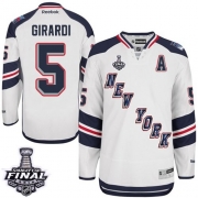 Dan Girardi New York Rangers Reebok Men's Authentic 2014 Stadium Series 2014 Stanley Cup Jersey - White