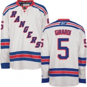 Dan Girardi New York Rangers Reebok Men's Authentic Away Jersey - White