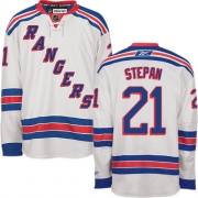 Derek Stepan New York Rangers Reebok Men's Authentic Away Jersey - White