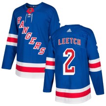 Brian Leetch New York Rangers Adidas Men's Authentic Home Jersey - Royal Blue