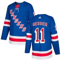 Mark Messier New York Rangers Adidas Men's Authentic Home Jersey - Royal Blue