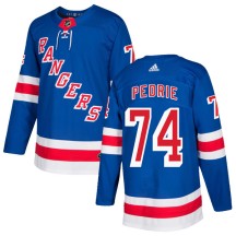 Vince Pedrie New York Rangers Adidas Men's Authentic Home Jersey - Royal Blue