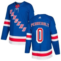 Gabriel Perreault New York Rangers Adidas Men's Authentic Home Jersey - Royal Blue