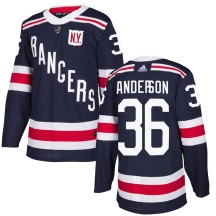 Glenn Anderson New York Rangers Adidas Men's Authentic 2018 Winter Classic Home Jersey - Navy Blue