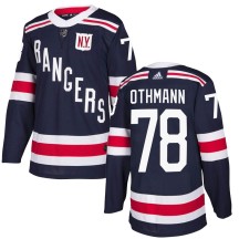 Brennan Othmann New York Rangers Adidas Men's Authentic 2018 Winter Classic Home Jersey - Navy Blue