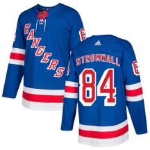 Malte Stromwall New York Rangers Adidas Youth Authentic Home Jersey - Royal Blue