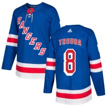 Jacob Trouba New York Rangers Adidas Youth Authentic Home Jersey - Royal Blue