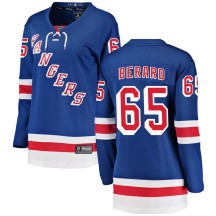 Brett Berard New York Rangers Fanatics Branded Women's Breakaway Home Jersey - Blue