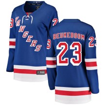 Jeff Beukeboom New York Rangers Fanatics Branded Women's Breakaway Home Jersey - Blue
