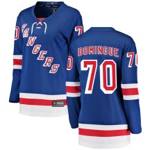 Louis Domingue New York Rangers Fanatics Branded Women's Breakaway Home Jersey - Blue