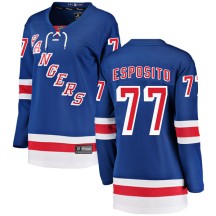 Phil Esposito New York Rangers Fanatics Branded Women's Breakaway Home Jersey - Blue
