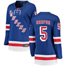 Ben Harpur New York Rangers Fanatics Branded Women's Breakaway Home Jersey - Blue