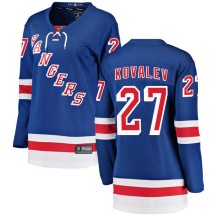 Alex Kovalev New York Rangers Fanatics Branded Women's Breakaway Home Jersey - Blue