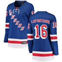 Pat Lafontaine New York Rangers Fanatics Branded Women's Breakaway Home Jersey - Blue