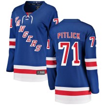 Tyler Pitlick New York Rangers Fanatics Branded Women's Breakaway Home Jersey - Blue