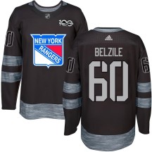 Alex Belzile New York Rangers Youth Authentic 1917-2017 100th Anniversary Jersey - Black