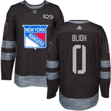 Anton Blidh New York Rangers Youth Authentic 1917-2017 100th Anniversary Jersey - Black