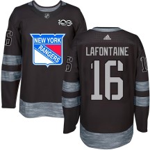Pat Lafontaine New York Rangers Youth Authentic 1917-2017 100th Anniversary Jersey - Black