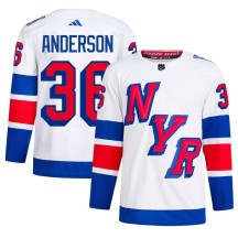 Glenn Anderson New York Rangers Adidas Men's Authentic 2024 Stadium Series Primegreen Jersey - White
