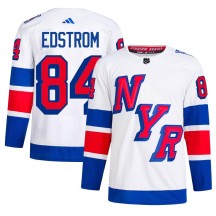 Adam Edstrom New York Rangers Adidas Men's Authentic 2024 Stadium Series Primegreen Jersey - White