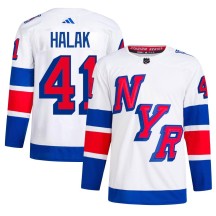 Jaroslav Halak New York Rangers Adidas Men's Authentic 2024 Stadium Series Primegreen Jersey - White