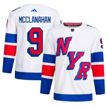 Rob Mcclanahan New York Rangers Adidas Men's Authentic 2024 Stadium Series Primegreen Jersey - White