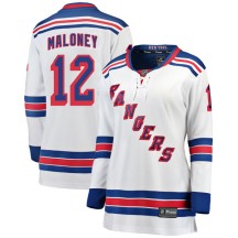 Don Maloney New York Rangers Fanatics Branded Women's Breakaway Away Jersey - White