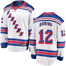 Nick Bonino New York Rangers Fanatics Branded Men's Breakaway Away Jersey - White