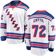 Filip Chytil New York Rangers Fanatics Branded Men's Breakaway Away Jersey - White