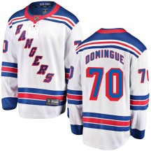 Louis Domingue New York Rangers Fanatics Branded Men's Breakaway Away Jersey - White