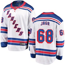 Jaromir Jagr New York Rangers Fanatics Branded Men's Breakaway Away Jersey - White